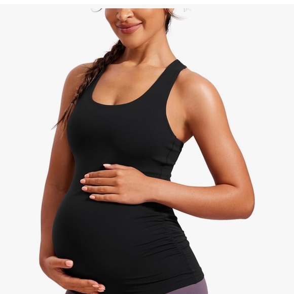 Butterluxe Maternity Racerback Tank - Picture 1 of 4